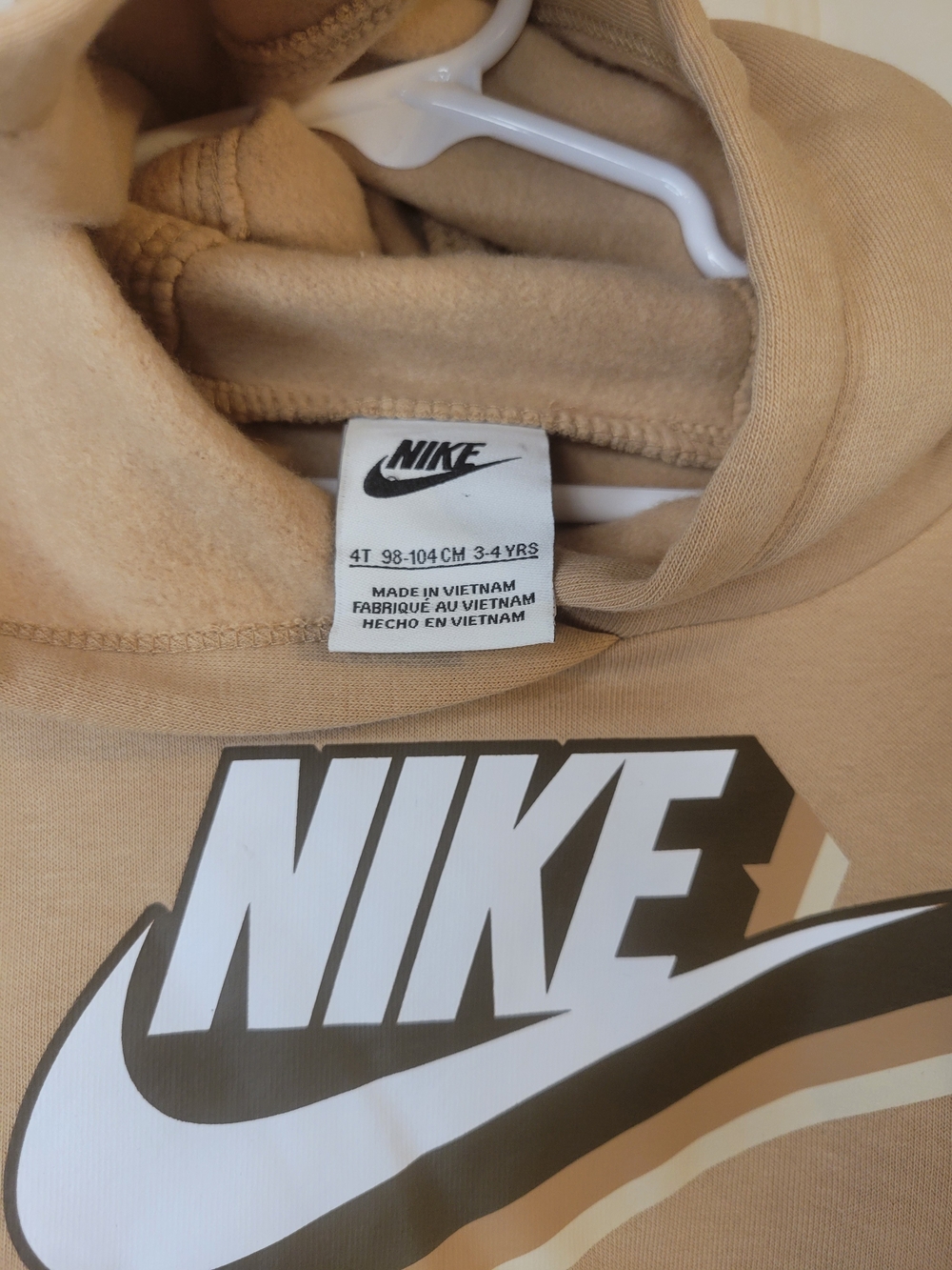 Nike Tan Swoosh Hoodie - Picture 4 of 9